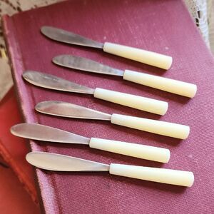 Vintage Set Of 6 Cocktail Spreaders Japan